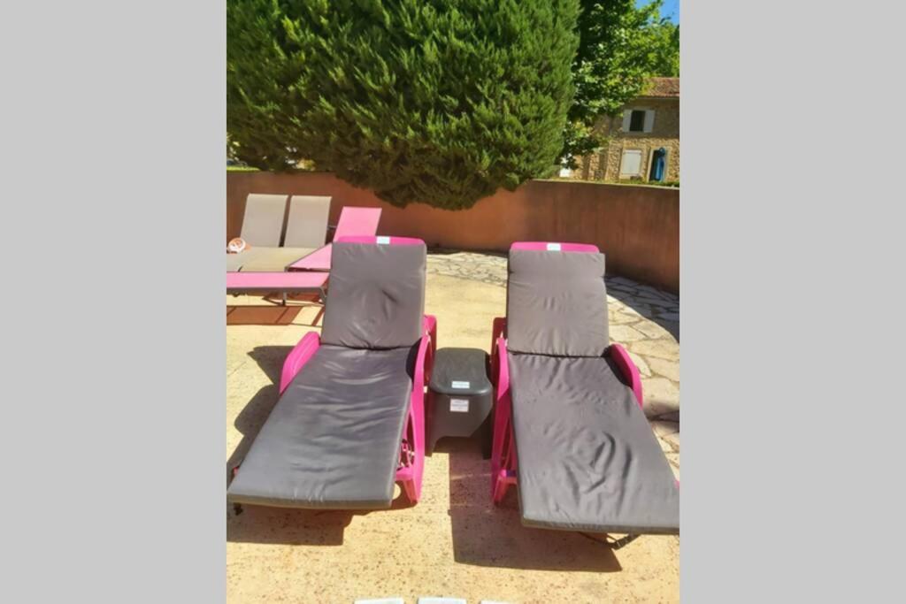 Eblouissant Appartement Au Calme D'Une Residence Avec Piscine Idealement Situe Au Pied Du Colorado Provencal Dans Le Prestigieux Luberon Rustrel Zewnętrze zdjęcie